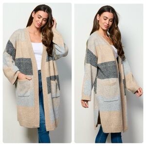 Petal Dew Women's Colorblock Cardigan NWT